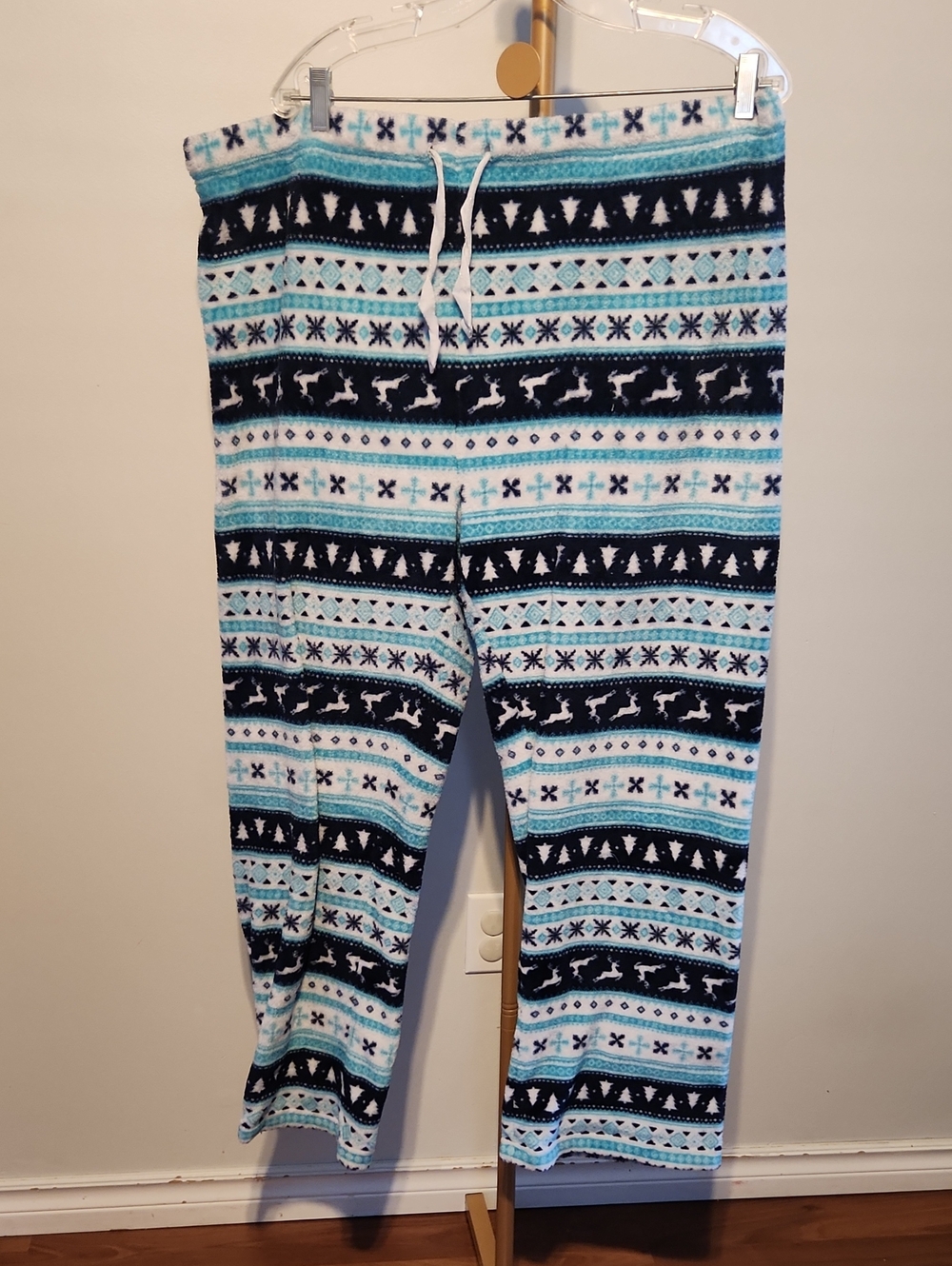 Blue Fair Isle Pajama Pants